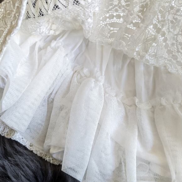 Children's Place White Lace infant girls dress sz 6-9M - Picture 3 of 5